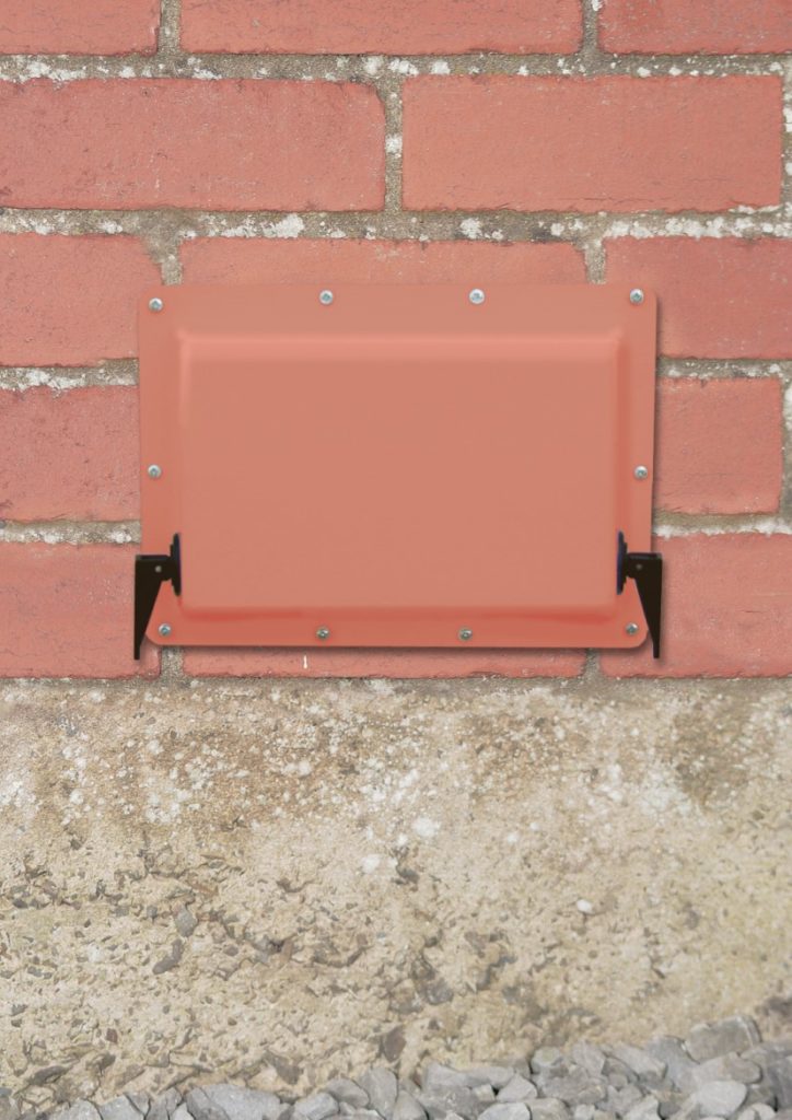 Une Airbrick Ventguard protège une façade en brique extérieure